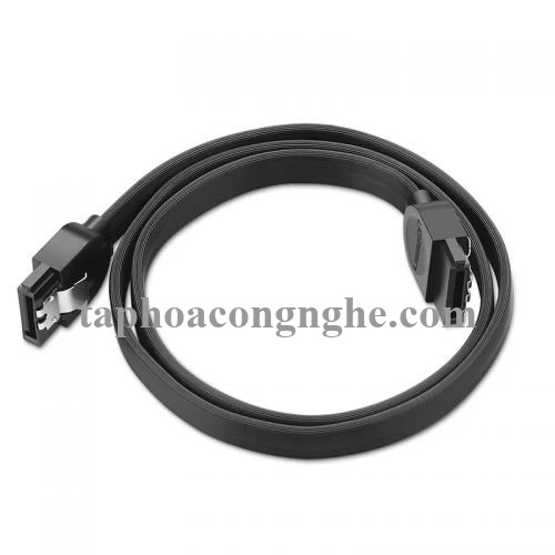 Ugreen 30797 0.5M màu Đen Cáp truyền dữ liệu SATA 3.0 đầu gập 90 độ cao cấp US217 30030797